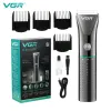 BLADE VGR 661 HAIR CLIPPER Professionell uppladdningsbar personlig vård Keramik LCD Digital USB Men Razor Haircut Barber Machine VGR V661