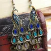 Other Hook Earrings for Party Jewelry Dangle Earrings Vintage Bohemian Style Peacock for Party 240419