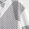 Camicette da donna camicetta primavera estate camicia da stampa geometrica camicie in stile coreano eleganti e giovani