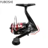 Accessories YUBOSHI High Quality X500 X800 Mini Small Spinning Fishing Reel Soft Rubber Grip Ultra Light Saltwater Fishing Coil