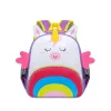 Sacs sacs-bas sac à dos 3d Unicorn mignon arc-en-ciel dessin animé fille maternellebag école imperméable sac à dos préscolaire pour bébé filles