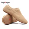 Chaussures de danse ballet jazz mou mêlles souples à fond doux