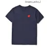 Commes des garcon Luxuxry Street Designer Trendy Mens T-shirt T-shirt de haute qualité Play T-shirt Loose et Doft Womens Red Heart Comes Des Garcon T-shirt 5743