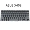 Teclado de laptop em inglês dos EUA para Asus Vivobook 14 X409 X409FA X409FB X409DA X409BA QWERTY TECKBOARS PC PC 0KNB02106US00 240418