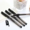 3PCS / Set Business Signature Pen Black Pearl Gel Ink Pens 0,5 mm Ballpoint Astuce pour les fournitures scolaires de bureau