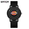 Novo produto de Sanda 3210 Silicone da moda moda estudantil Sports Quartz Watch, relógio de pulso personalizado para estudantes masculinos e femininos