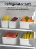 Organizzazione WorthBuy Multifunzionale scatola da stoccaggio in plastica verdure Fruits Memoria per il frigorifero Organizzazione per cestino da cucina