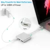 Hubs USB C 3.1 Typ C till HDMicompatible 4K Audio Video Converter USBC 3.0 Hub Charging Adapter PD för MacBook Pro/Air/Huawei Mate