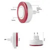 Kontroll Heiman Zigbee 3.0 Smart Strobe Flash Siren Horn Alarm Sound med 95dB stora ljud för att hota Thief HA1.2