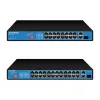 Kontroll EWIND FAST POE Switch 16/24 Ports 100m Ethernet Switch med 2 1000m Uplink RJ45 -portar och 1 100/1000m SFP -slot AI Smart Switch