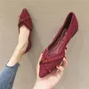 Casual Shoes Large Size Four Seasons Flats Woman Rivets Ballets OL Office Pointed Toe Shallow Slip On Foldable Ballerina