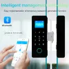 Kontroll smart dörrlås för träskjutande glasdörr hahalock app biometriskt fingeravtryck lås Bluetooth IC -kort elektroniskt digitalt lås