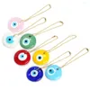 Keychains Evil Eye Hamsa Hand Heart Star Wand Hängende Perlen Schlüsselkette türkischer Schlüsselbundwagen Keyring für Frauen Männer Mode Schmuck