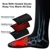 Socks Winter Warm Electric Heating Socks for Outdoor Skiing Cycling Camping Hiking Battery Powered Heated Sock for Men Women Stockings