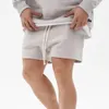 Mens bomullssportande löpande shorts Löst grå kroppsbyggande Sweatpants Fitness Short Pants Jogger Gym Vintage Male Short 240409