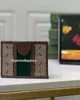 En yeni 597617 Ophidia kart sahipleri kadın mini cüzdan tasarımcısı deri tuval lüks tasarımcı mini banka kartı sahibi küçük ince duvar 4530048