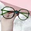 Óculos de sol INS Trend Trend Unissex Anti-azul óculos leves Moda Polígono Frame UV400 Proteção Proteção de espelho plano EyeGlasses Eyewear