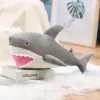 Poupées 3550 cm kawaii tueur de baleine en peluche jouet en peluche grand requin blanc peluche poupée somnifère mâchoires en peluche mini cadeau de Noël