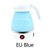 Kettles Electric Water Kettle Silicone 600W Portable Collapsible Water Kettle US/EU/UK/AU Lätt att använda för camping vandring picknick