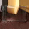 Exibir 50pcs 2xwxh 4/6/7/8 Caixa de plástico Caixa de PVC Caixas transparentes transparentes para caixas de presente Casamento/comida/jóias Pacote Display DIY