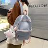 Borse scolastiche kawaii simpatico in nylon zaino borsetta da donna sacca piccola per adolescenti 2024 tendenze in stile preppy zaino sac a dos