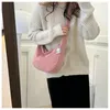 2023 Corduroy Dumpling Bag Versatile Shoulder Bags Large Capacity Crossbody Bag for Girl Teen Student Fi Trendy Bag B3GK#