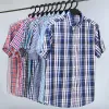 Shirts 5xl 6xl 7xl 8xl 10xl Herren Plus Size Shirts Fashion Casual Classic Style 100% Baumwolle Komfortable Plaid Short Sleeve Shirt Männlich