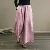 Pantalon féminin Capris 2024 Nouvelle édition de mode rétro de printemps / d'été