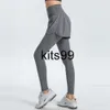 pantalon de yoga alo faux pantalon de fitness pour femmes en deux pièces