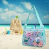 Aufbewahrungstaschen Fashion Beach Toy Bag 3 Farben Elastisch durch das Netz bequem zu tragen
