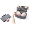 Lagring Portable Travel Polyester Underwear Bras Sock Divider Storage Bag Fashion Waterproof Clothing Box Drawer Closet Organizer