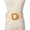 Cintos 2pcs Retro KnitLine Ladies Ladies Burchle Smoothl Belt Tabel