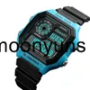 Skmei Watch 2022 Skmei Fashion Outdoor Sport Watch Men Pu Strap Многофункциональные водонепроницаемые часы тревоги Мужские цифровые часы Reloj Hombre. Начатые часы высокое качество