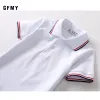 Polos Kids Boys Lapel Short Sleeved White Tshirt Tops Boys Summer Cotton Children Polo Clothing for Boys Blouses et Chemises