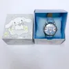 2024 newKuromi cartoon cat student watch spicy girl with diamond bow womens watch cartoon element mizuo iron stone watch