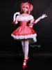 Аниме костюмы Канаме Мадока Косплей Аниме Puella Magi Madoka Magica Cosplay Come Lolita Dress Wig Shoes Party Come Full Set Y240422