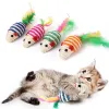 Toys 1pc Pet Cat Sisal Toys False Mouse Mini Funny Playing Toys Color Feather Kitten Bite Scratching Fun Toy Pet Supplies