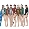 Kadın Mayo 2024 Bikini Sırtsız Dalış Takımı 2mm Süper Elastik Cr Neopren Wetsuit Serin Seksi Ücretsiz Sörf Sıcak Yüzme