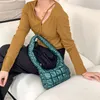 Brand feminina bolsa de ombro feminina couro macio menina leve PU bolsa de luxo Modelo de jantar de axil saco fi versátil g1vi#