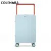 Luggage COLENARA 20"22"24"26 Inch Highquality Luggage Ladies Boarding Box Large Capacity Trolley Case Universal Wheel Rolling Suitcase