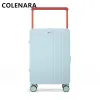 Bagage Colenara 20 "22" 24 "26 inch Hoogwaardige Bagage Dames Boarding Doos Grote capaciteit TROLLEY CASE Universal Wheel Rolling Pakcase