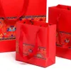 Papierowa torba na prezent wydrukowane z uchwytem przyjęcie weselne torebki w stylu chińskim zapasy wydarzeń s