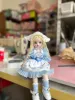Dolls 30Cm 1/6 Doll Winter Dress Set 21 Movable Joint Makeup Cute Girl Brown Eyes with Fashionable New Skirt DIY Toy Gift