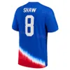 Seleção Nacional 24 25 EUA USWNT Soccer 10 Jerseys Christian Pulisic