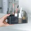 Organization Plastic Makeup Bathroom Storage Box Cosmetic Organizer Desktop Make Up Jewelry Storage Case Sundries Table Container Organizer