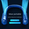 Digital Display Hanging Neck Small Fan Portable Portable and Portable Charging USB Summer Cooling God, Ultra Long Range, No Leaves, Silent