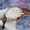 AP Female Wrist Watch Classic Series 15163OR Scale 18K Rose Gold Manual Mechanical Business Male Watch 38mm