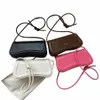Mujeres FI Bolsas de bolsillo PU Menger Bag Simple Crossbody Color sólido Ligero suave para viajes Vacati diario Z6ff#