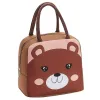 Sacs Bear Thermal Isulater Board Boîte à lunch portable Portable Reutilisable Sac à lunch Filer Tote Sac à lunch pour garçons Girls School Office Picnic