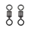 Accessoires 200/500/1000 pcs Vissen onder de indruk van rollend zwenkwief messing+roestvrijstalen visserij Swivel Carp Bass Fly Fishing Hook Connector